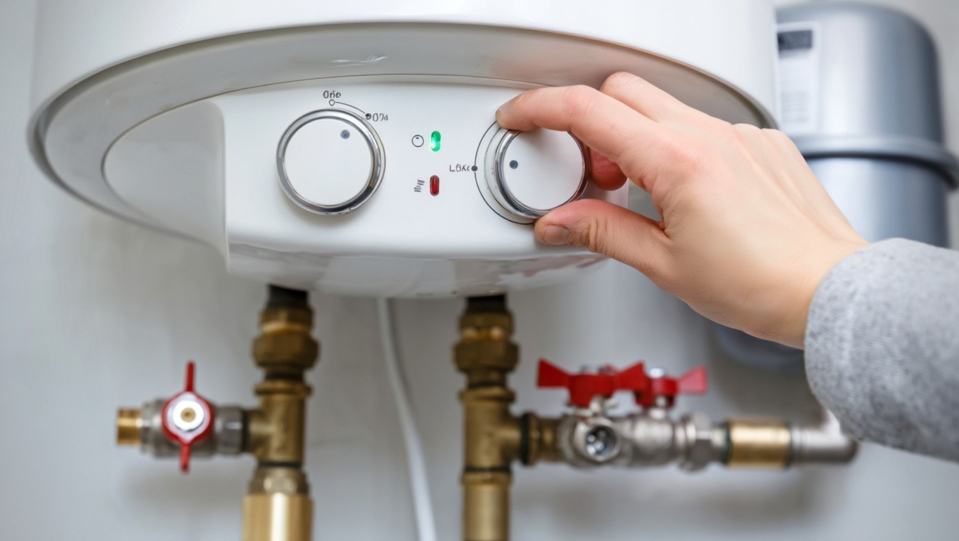 A water heater sized for household needs